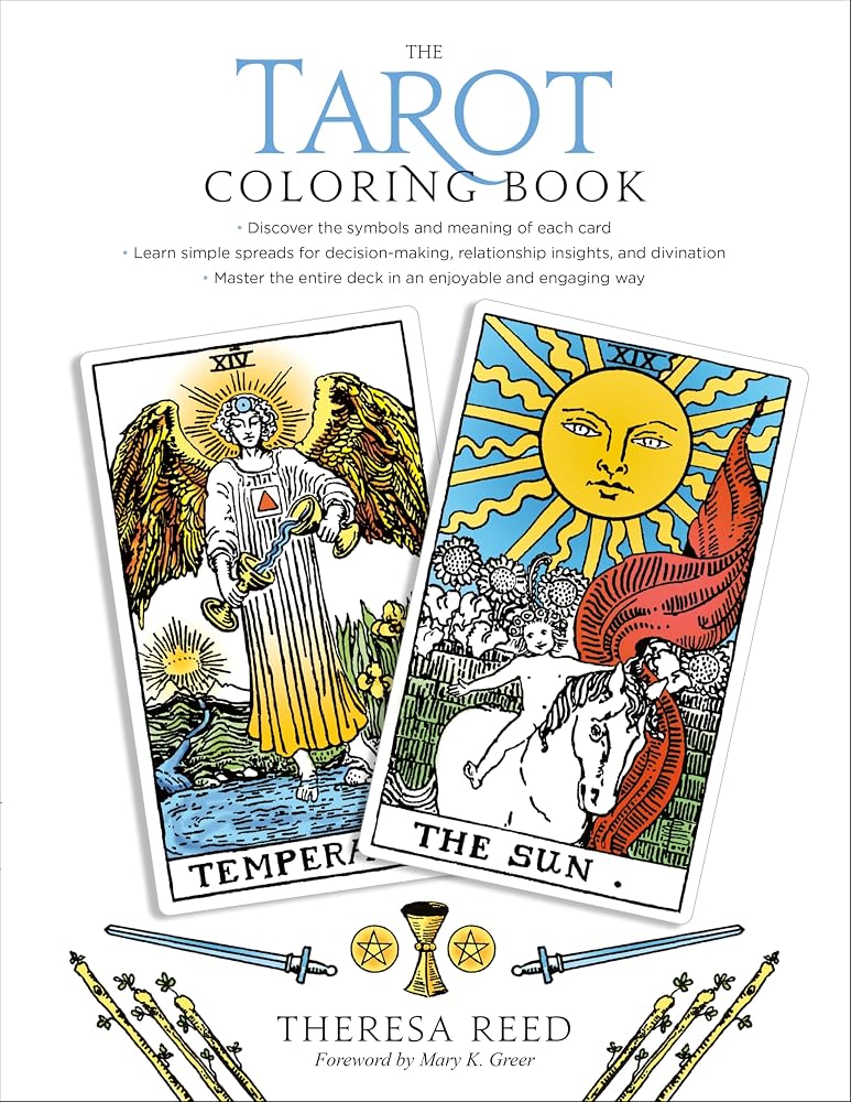 The Tarot Coloring Book cover image