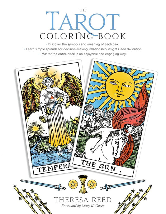 The Tarot Coloring Book cover image